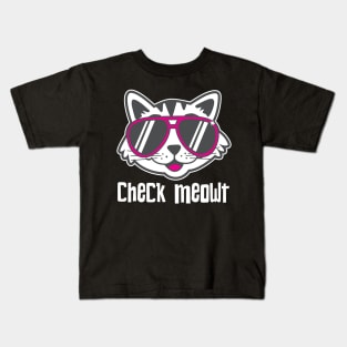 Check Meowt Kids T-Shirt